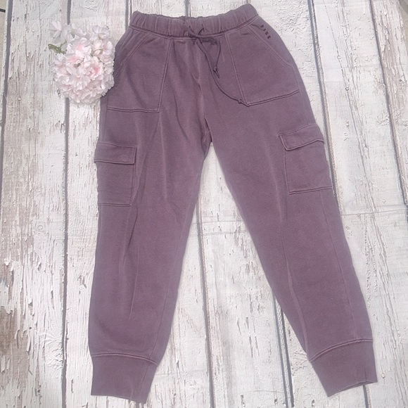 Victoria Secret PINK Cargo Jogger Pants Sweatpants High Waisted Size Small - Picture 2 of 8